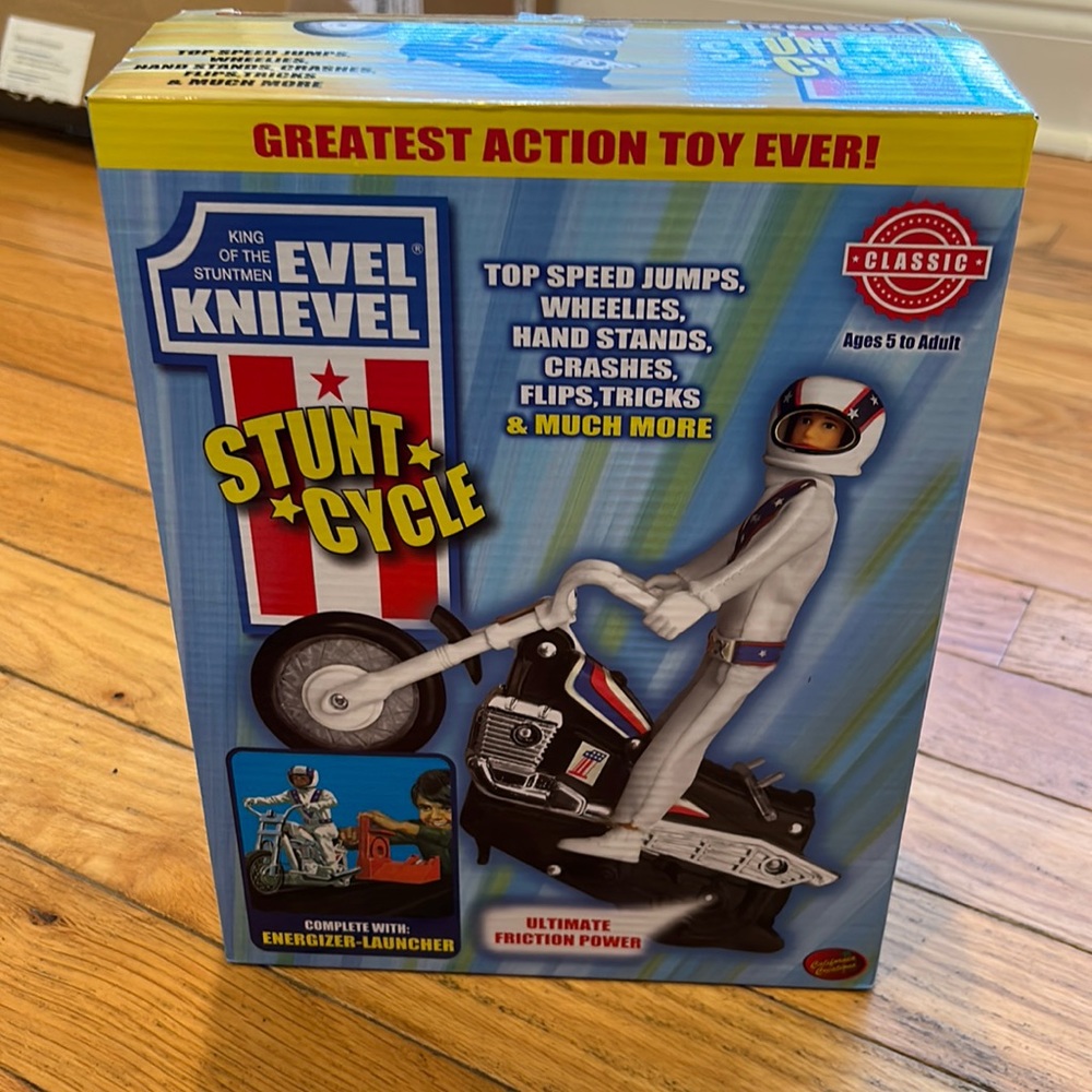 Evel Knievel stunt cycle